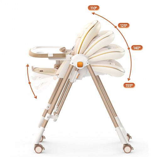 Lucky Baby Viner Swing & Highchair - Grey