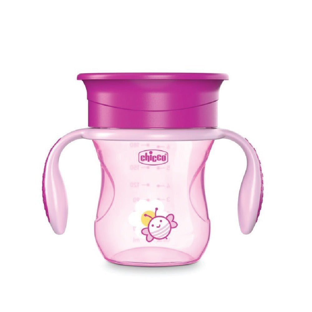 Chicco 360 Perfect Cup 200ml- 12M+ (Pink/ Blue)