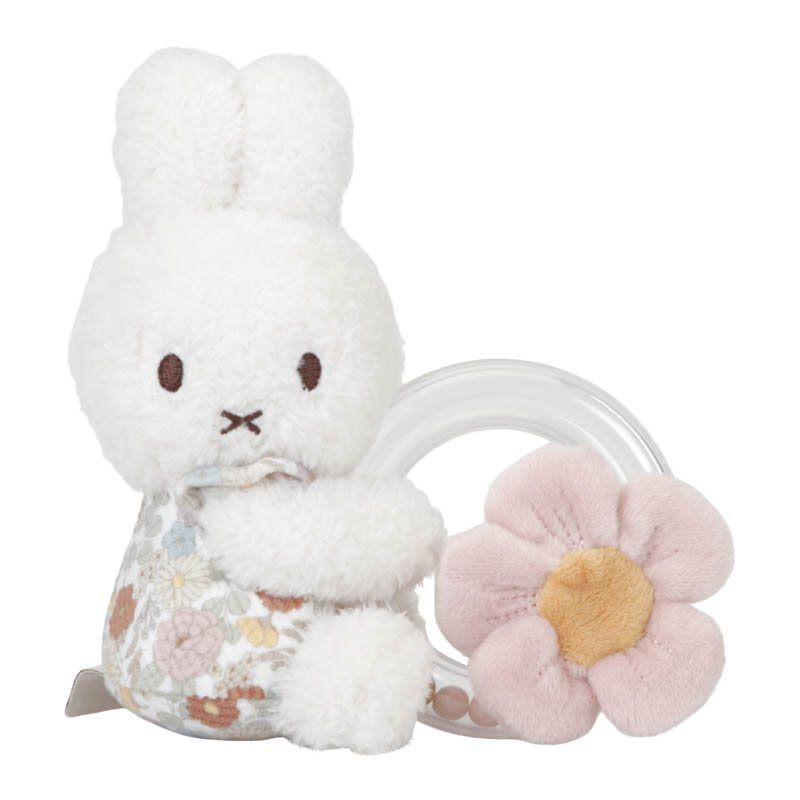 Miffy Vintage Little Flowers Ring rattle