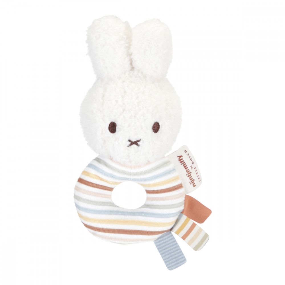 Miffy Vintage Sunny Stripes Rattle-1