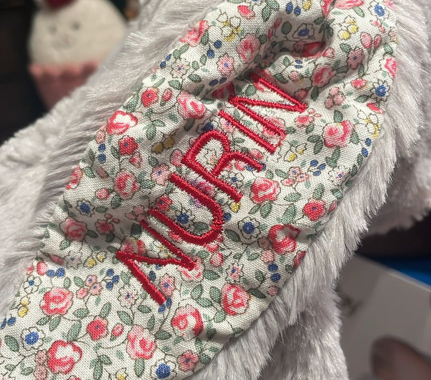Do you require embroidery service? (Note only applicable for Jellycat Bunnies, Comforter and Soothers)