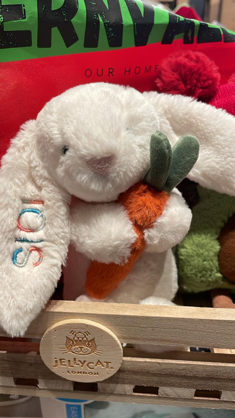 Do you require embroidery service? (Note only applicable for Jellycat Bunnies, Comforter and Soothers)