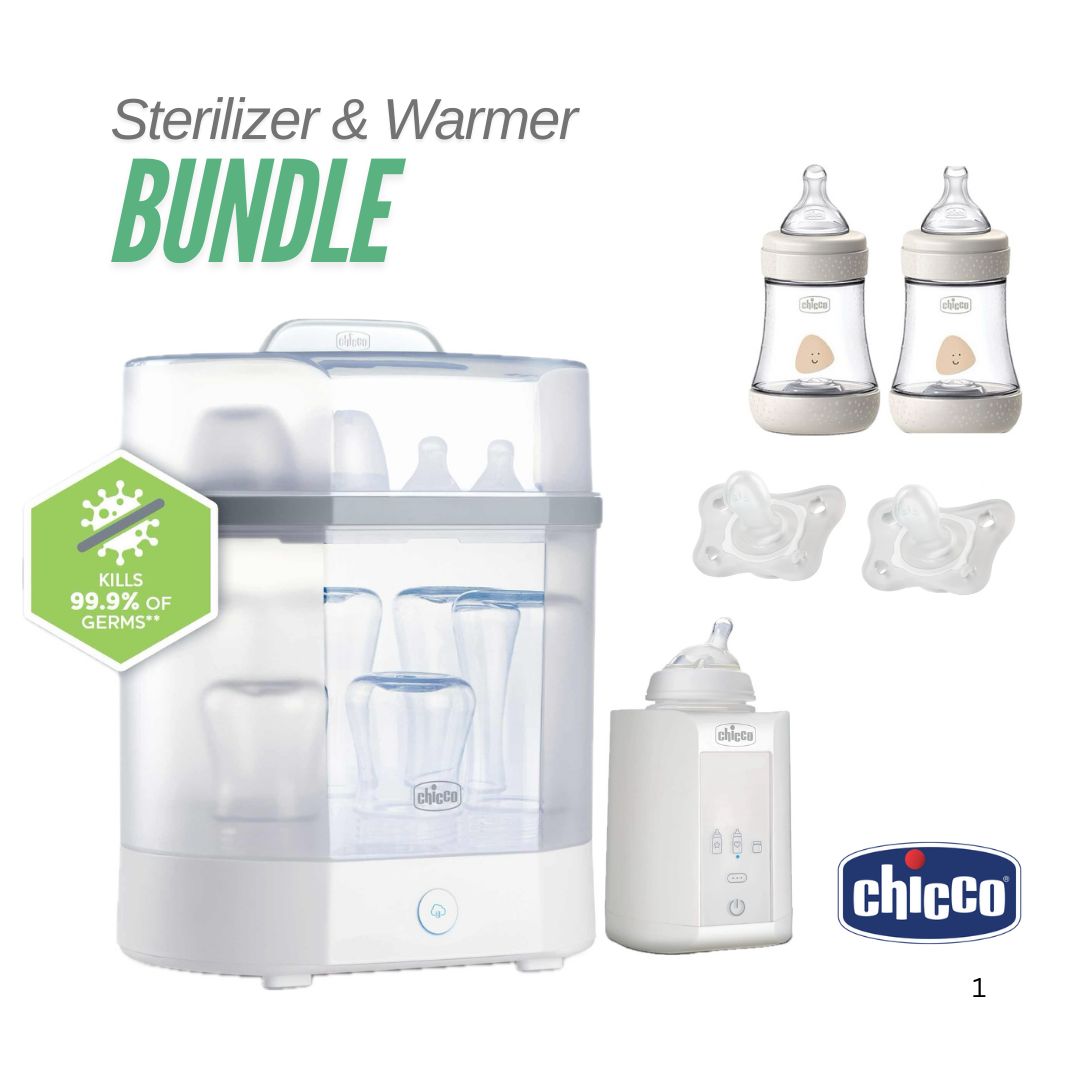 Chicco Bundle Deal - Sterilizer + Warmer Combo w/ Free Gifts