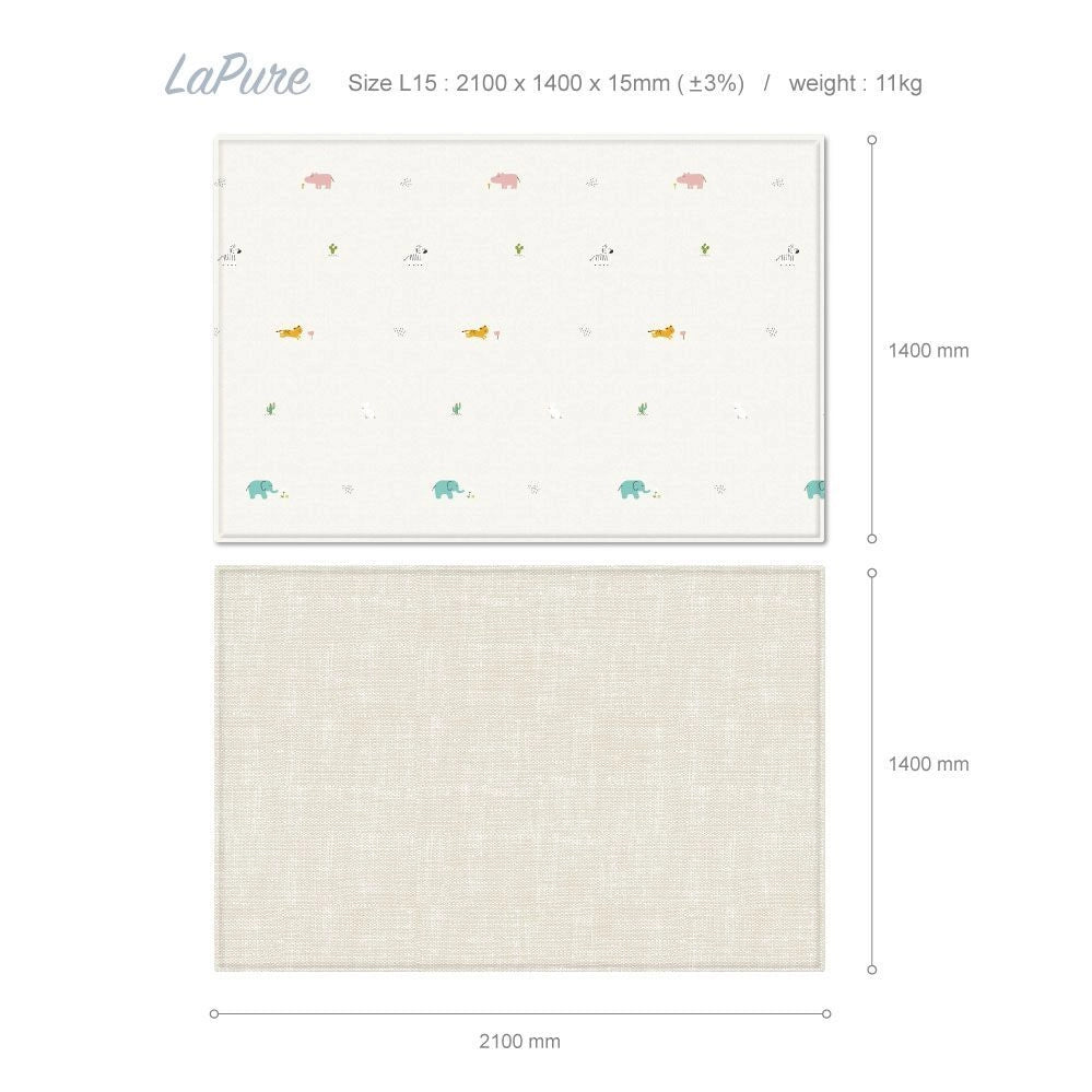 Parklon LaPure Jungle Friends Fabric Beige