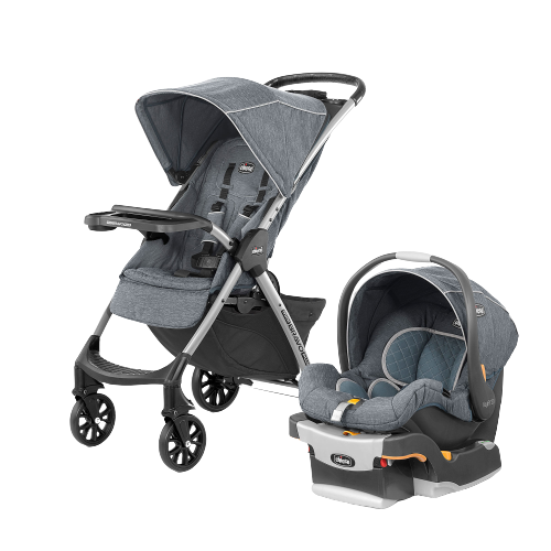 Chicco Mini Bravo Plus Travel System Slate 00079660040070