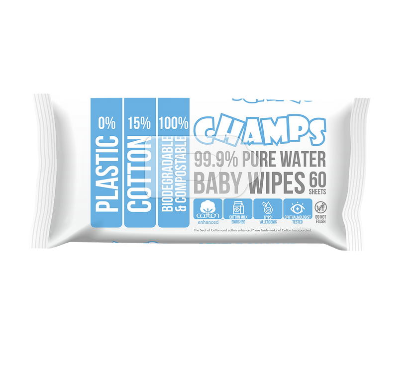 Champs 99.9% Pure Water Baby Wipes (Top Choice 2024)