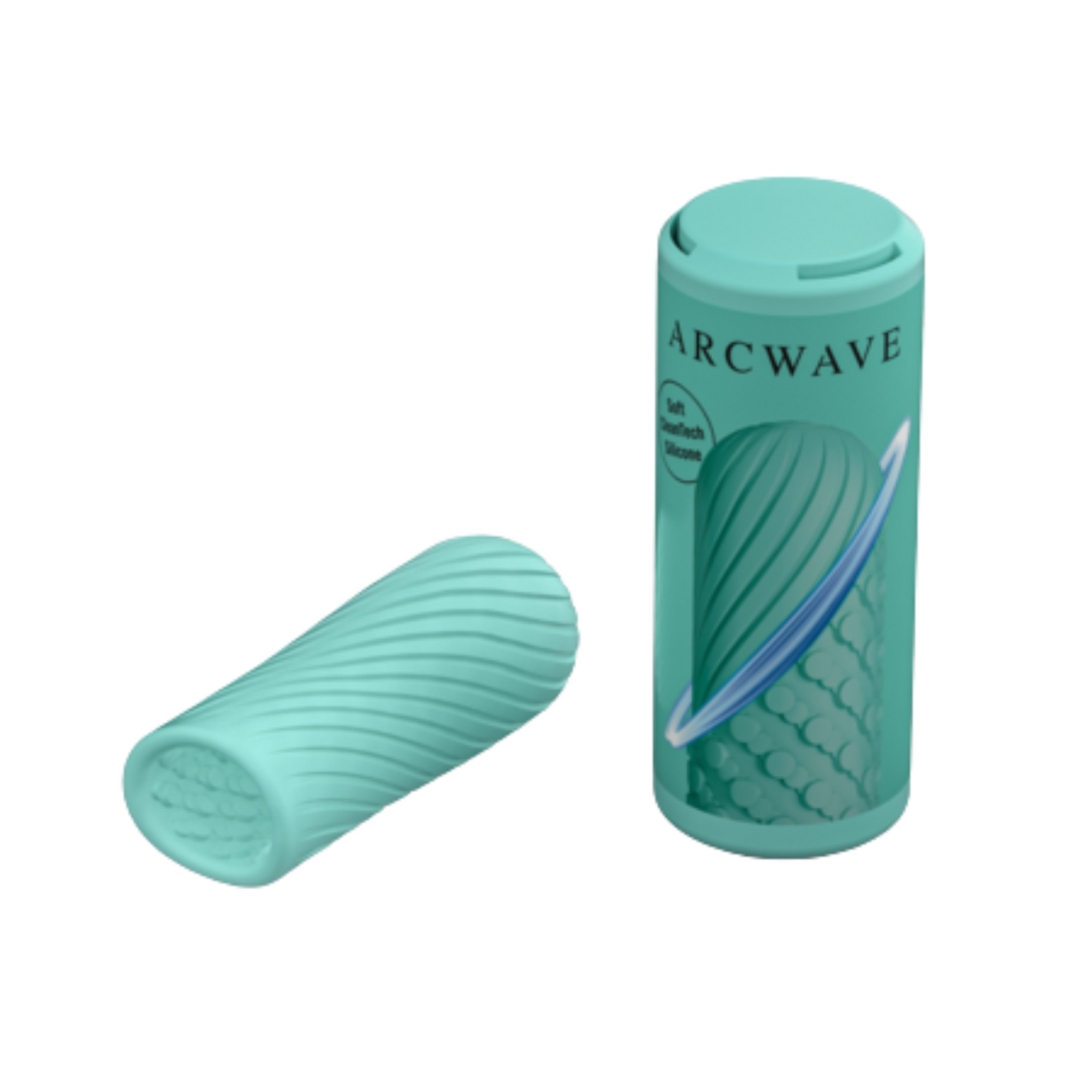 Arcwave Ghost Pocket Manual Stroker Cleantech Silicone Male Masturbator - Mint