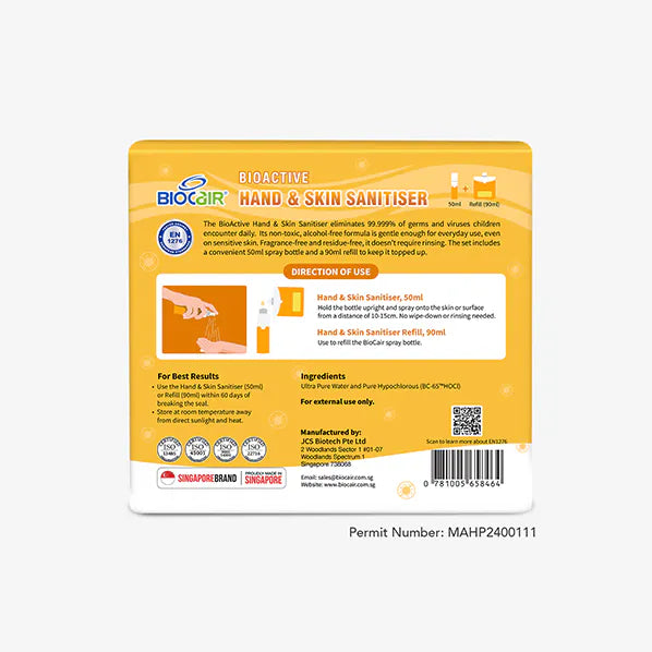 BioCair BioActive Hand & Skin Sanitiser Set-3