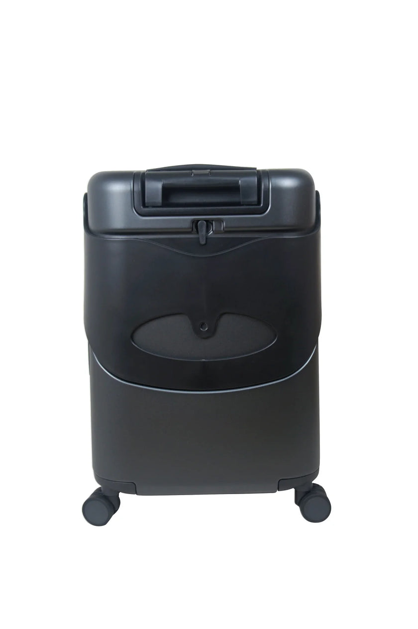 Miamily MultiCarry Ride-On Luggage 18" - Midnight Black