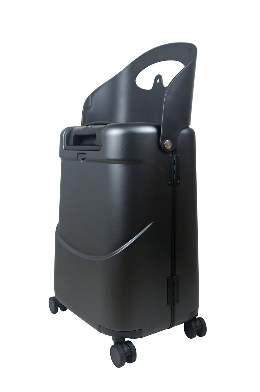 Miamily MultiCarry Ride-On Luggage 18" - Midnight Black