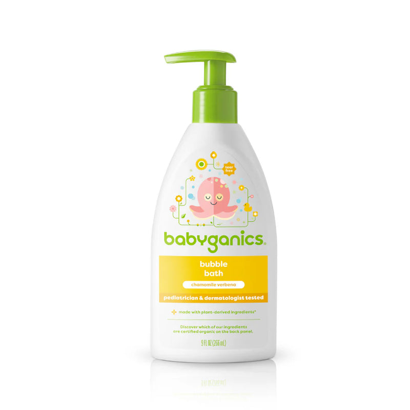 Babyganics bubble bath, chamomile verbena, 266ml-1