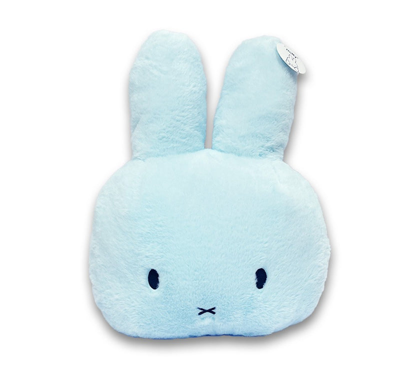 Miffy Cushion Head Fluffy Pastel Blue 50x40x15cm