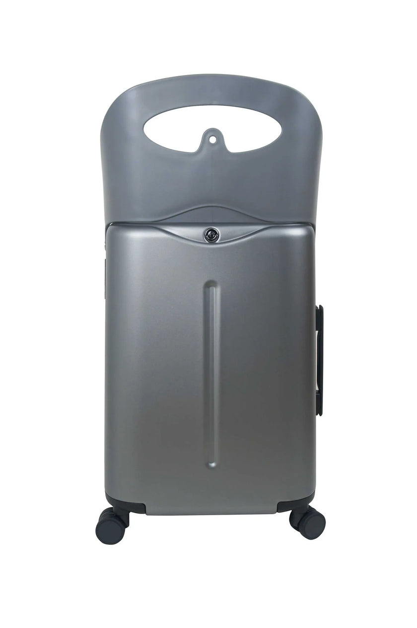 Miamily MultiCarry Ride-On Luggage Charcoal Grey 18"