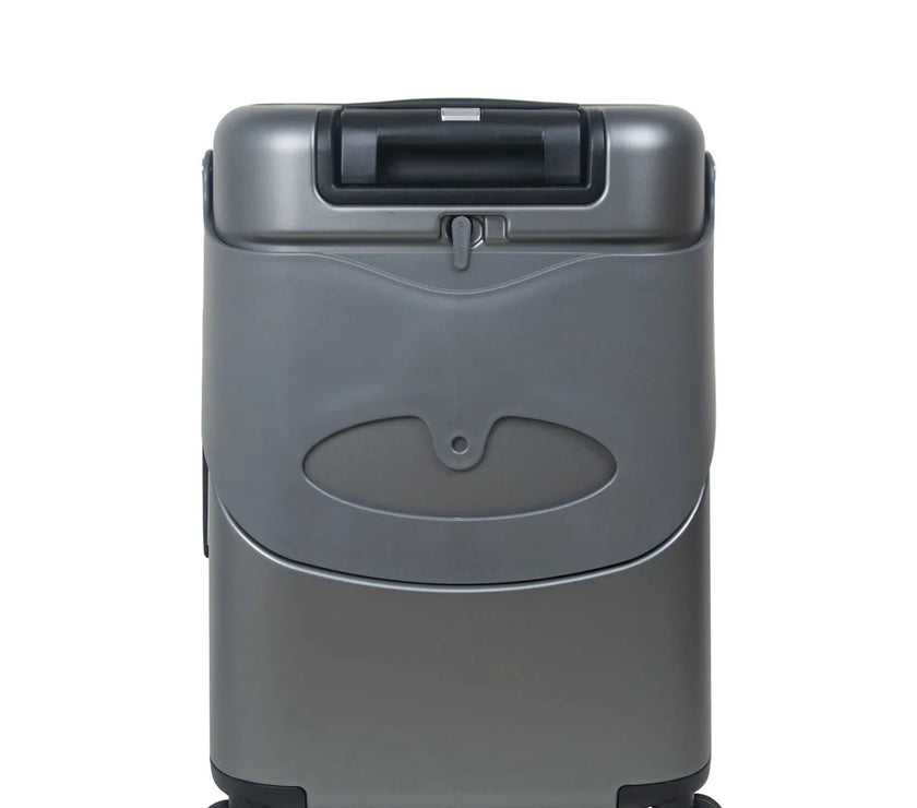 Miamily MultiCarry Ride-On Luggage Charcoal Grey 18"