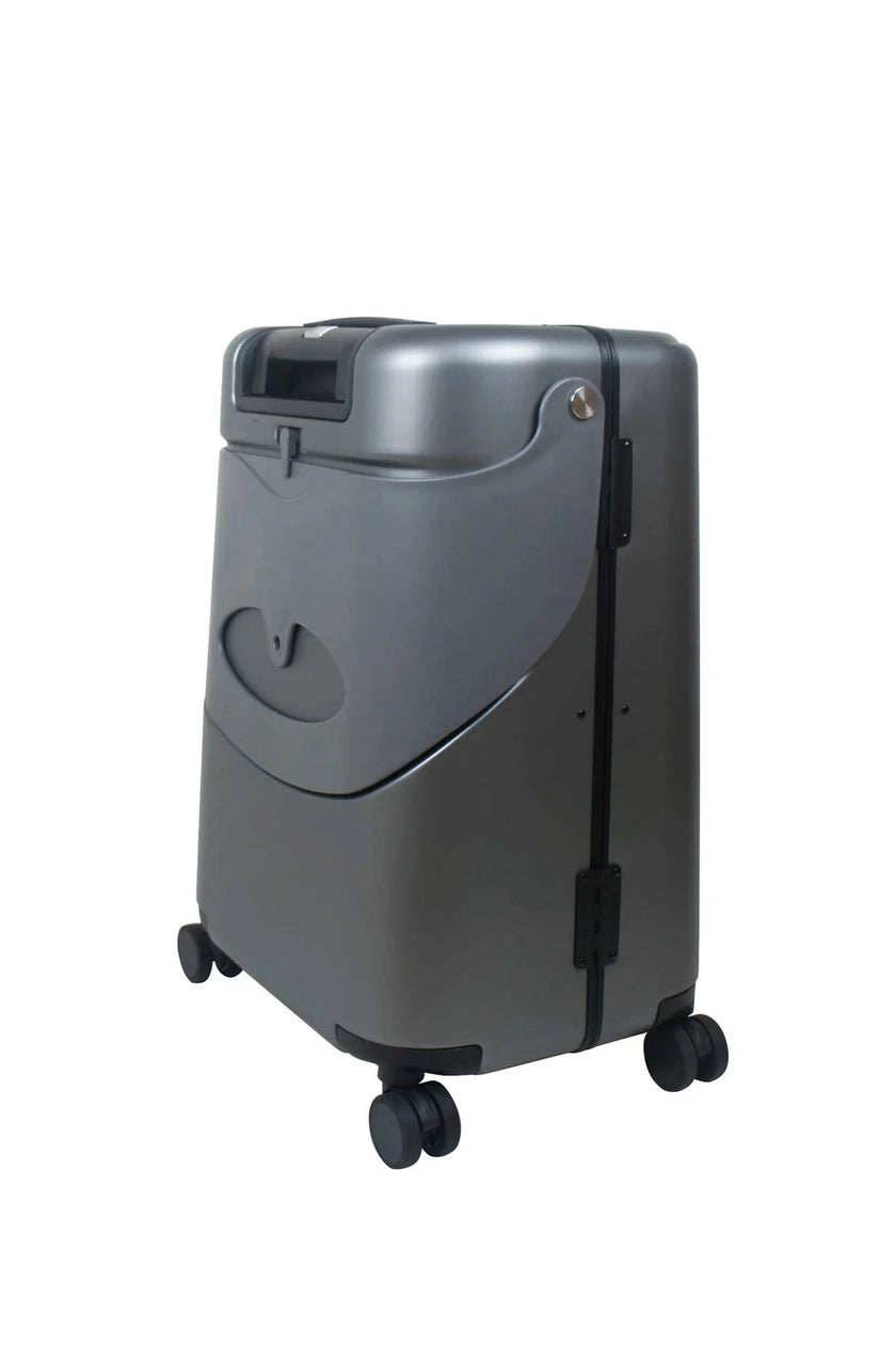 Miamily MultiCarry Ride-On Luggage Charcoal Grey 18"