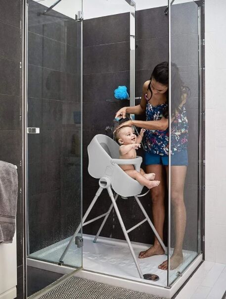 Chicco Bath Seat Bubble Nest - Cool Grey