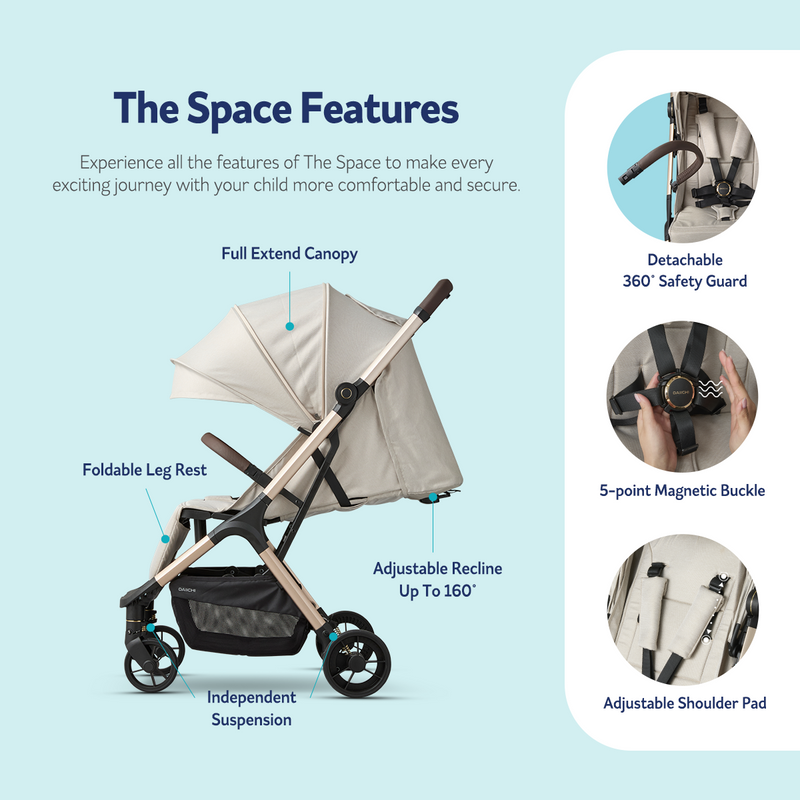 Daiichi The Space Compact Air Cabin Stroller (2025)-8