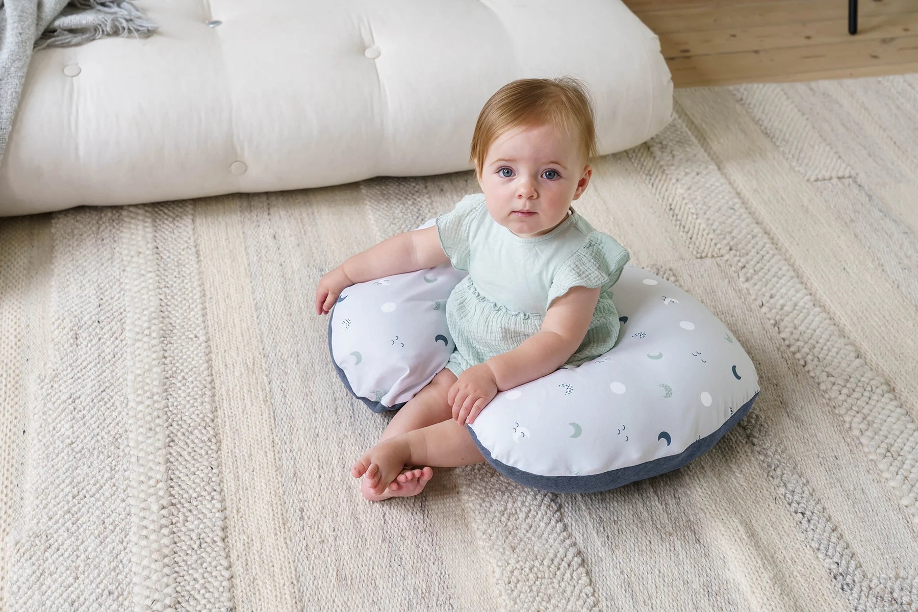 Doomoo Softy: Organic Cotton Small Multi-functional Cushion (Nursing, Lounging)-17