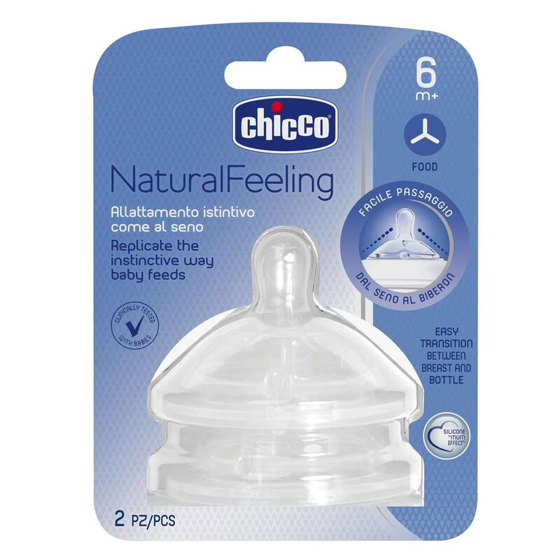 Chicco Perfect5 Silicone Teats - 2PCS