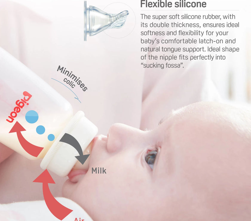 Pigeon SofTouch™ T-Ester Nursing Bottle - Twin Pack 300ml