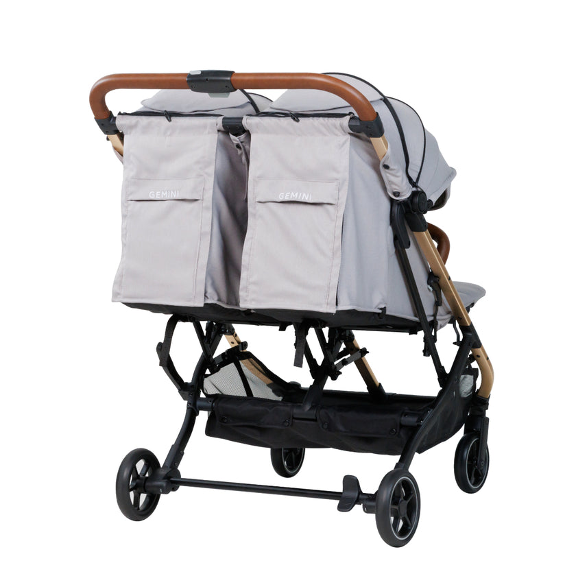 Beblum Gemini Twin Stroller 0-22kg/seat (Assorted Designs) - 2024 model