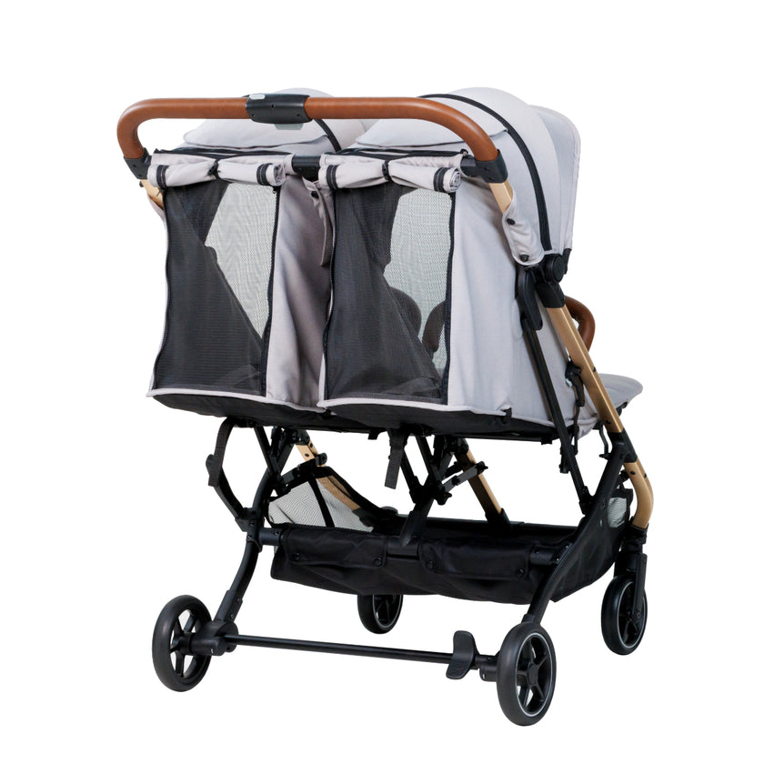 Beblum Gemini Twin Stroller 0-22kg/seat (Assorted Designs) - 2024 model