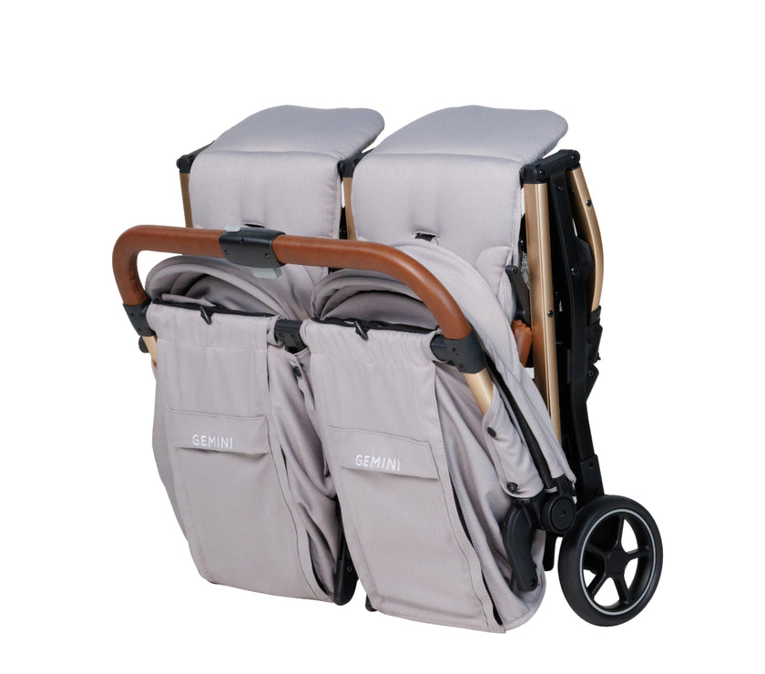 Beblum Gemini Twin Stroller 0-22kg/seat (Assorted Designs) - 2024 model