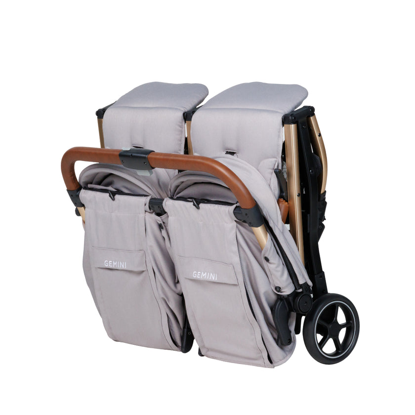 Beblum Gemini Twin Stroller 0-22kg/seat (Assorted Designs) - 2024 model