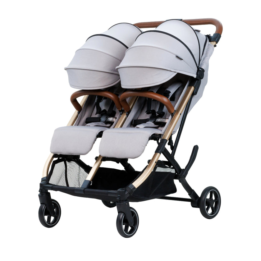 Beblum Gemini Twin Stroller 0-22kg/seat (Assorted Designs) - 2024 model