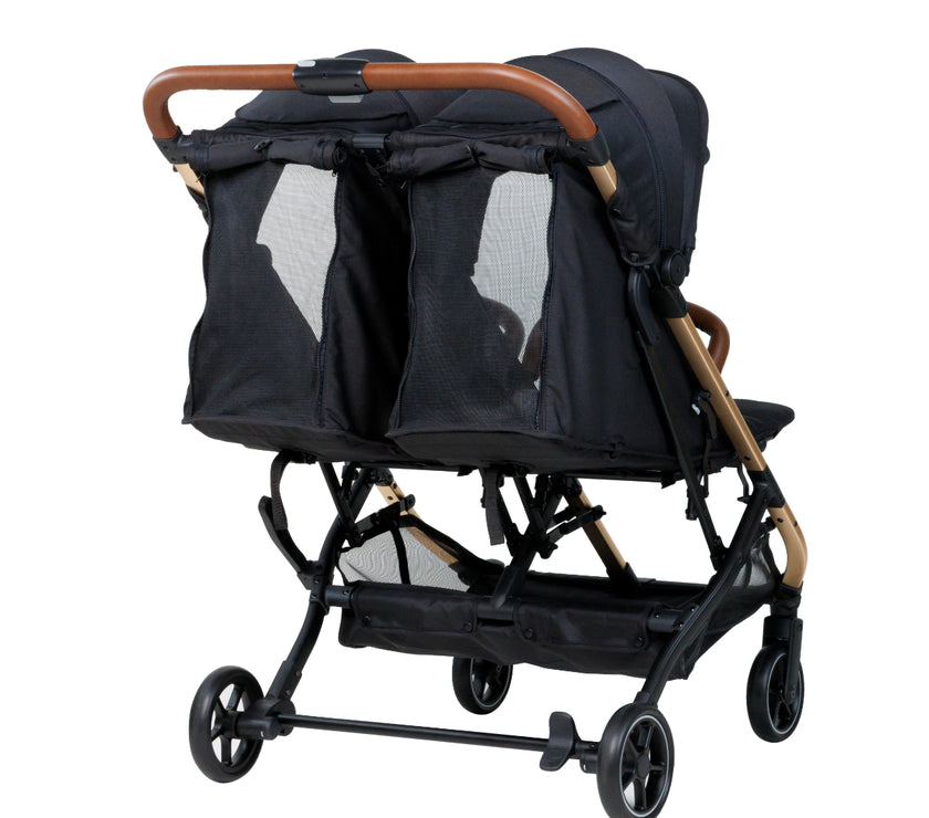 Beblum Gemini Twin Stroller 0-22kg/seat (Assorted Designs) - 2024 model