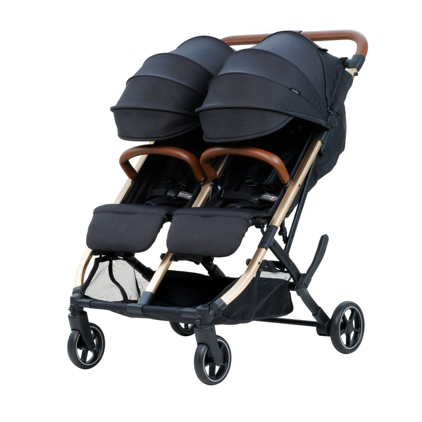 Beblum Gemini Twin Stroller 0-22kg/seat (Assorted Designs) - 2024 model