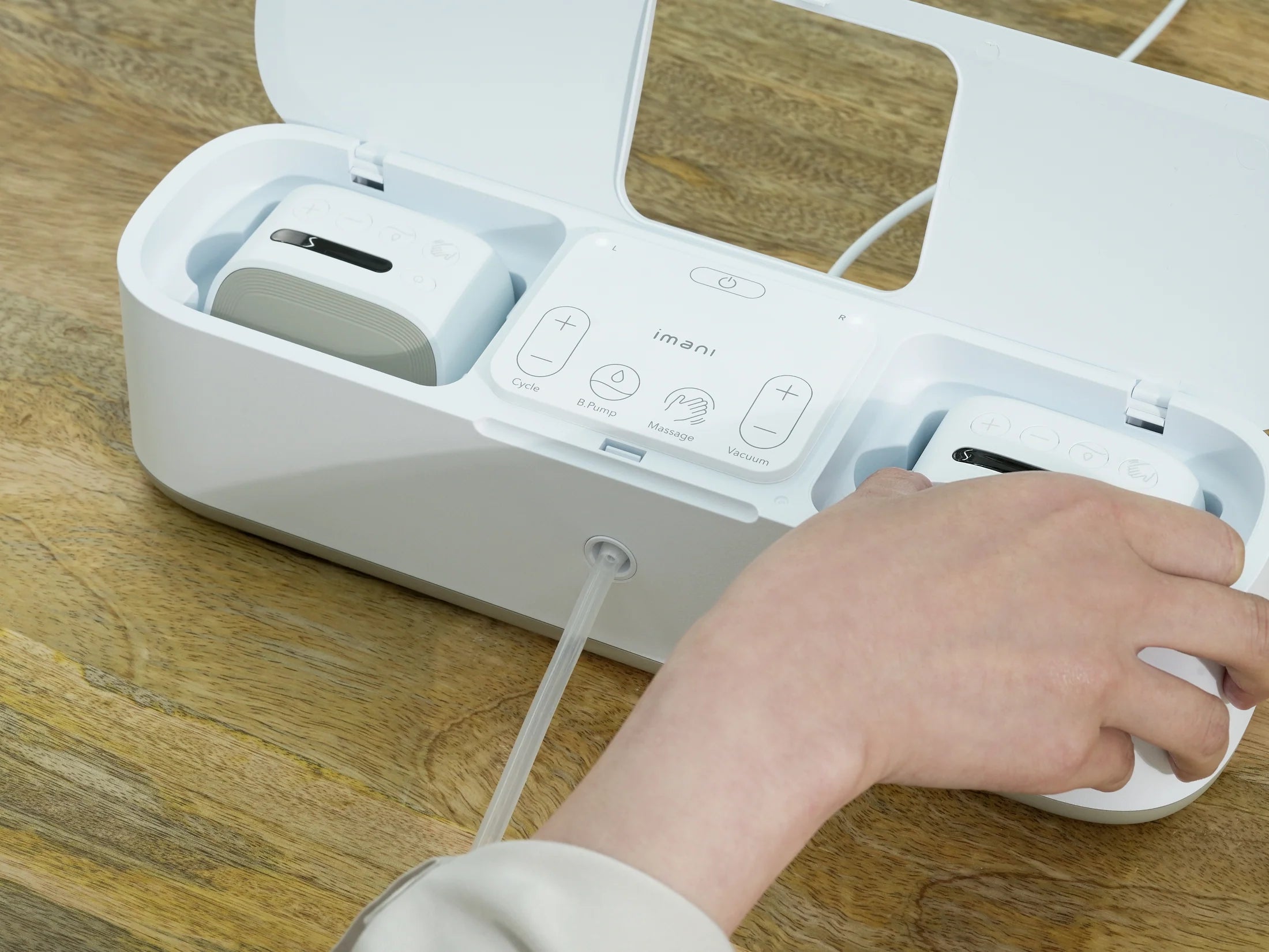 imani iBox 2-in-1 Electrical Breast Pump (Wearable + Hospital Grade)