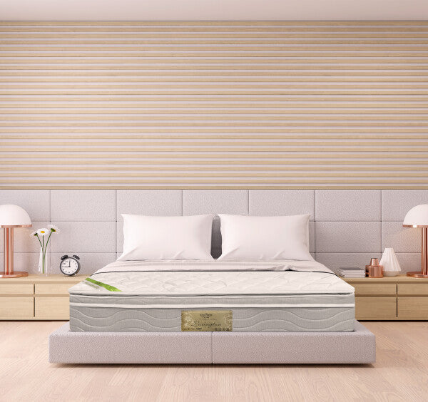 King Koil Classic Luxury Lexington Pocketed Spring Non-Flip with Latex Topper (Available in sizes)-1