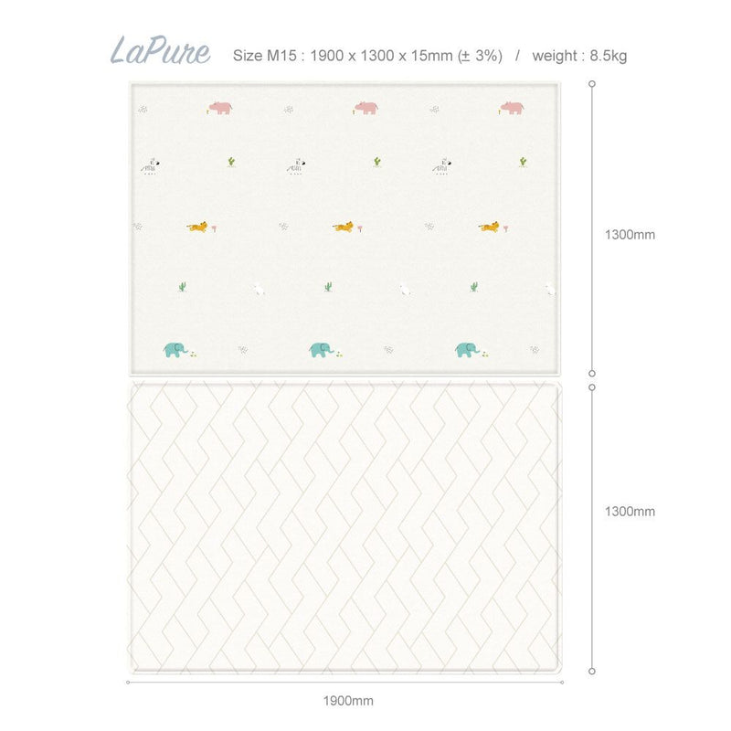 Parklon LaPure Jungle Friends Block Herringbone (M15)-3