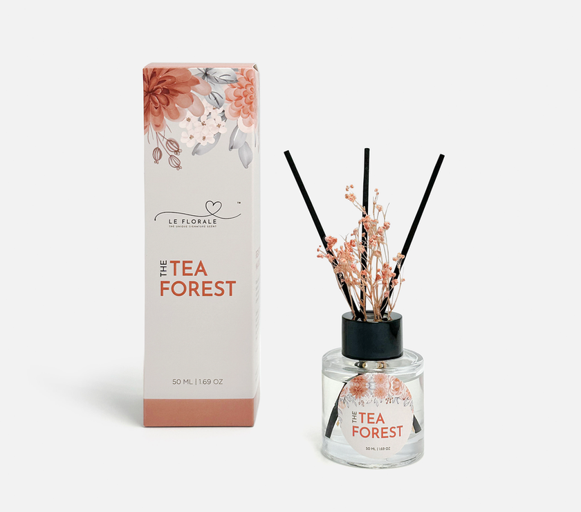 Le Florale Signature Scent Reed Diffuser - The Tea Forest