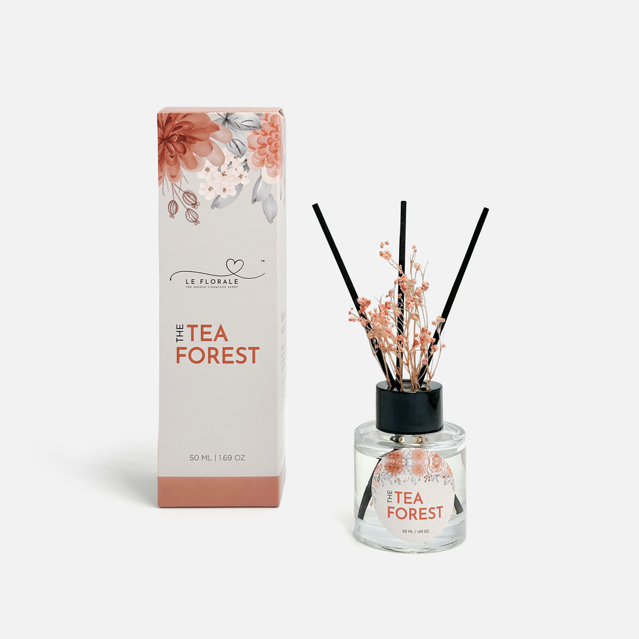 Le Florale Signature Scent Reed Diffuser - The Tea Forest-1