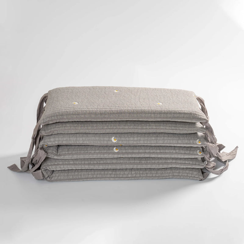 Little kBaby x LOLBaby Breathable Premium Cotton Bumper Guard (For Baby Cot)-4