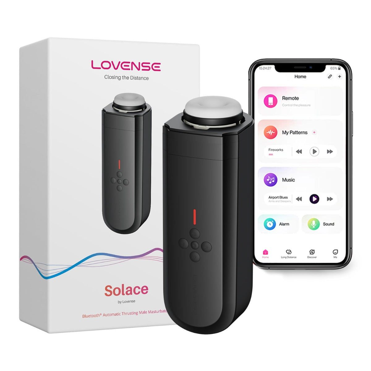 Lovense Solace App-controlled Automatic Thrusting Male Masturbator