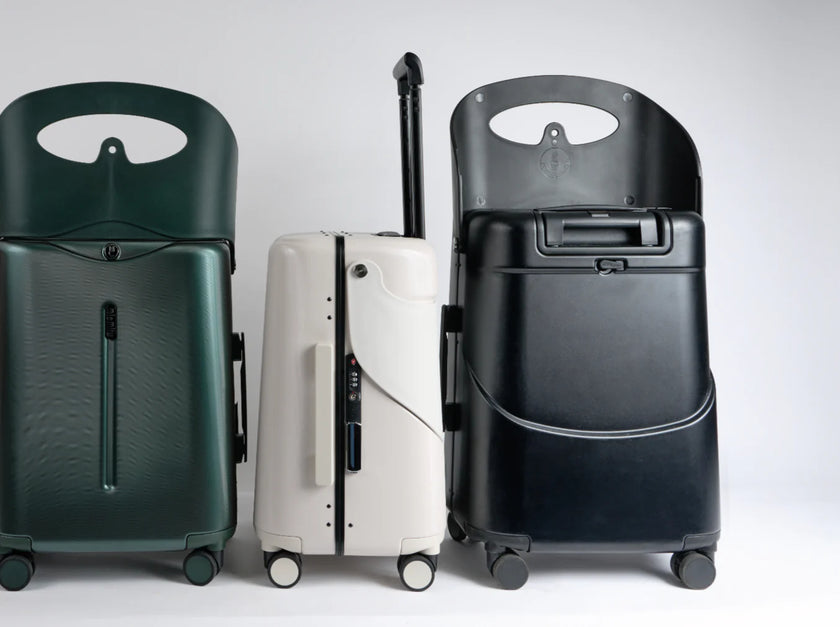 Miamily MultiCarry Ride-On Luggage 18" - Midnight Black