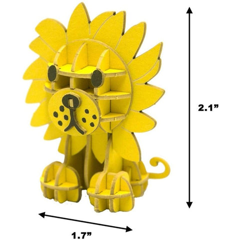 Jigzle Miffy Lion 3D Paper Puzzle