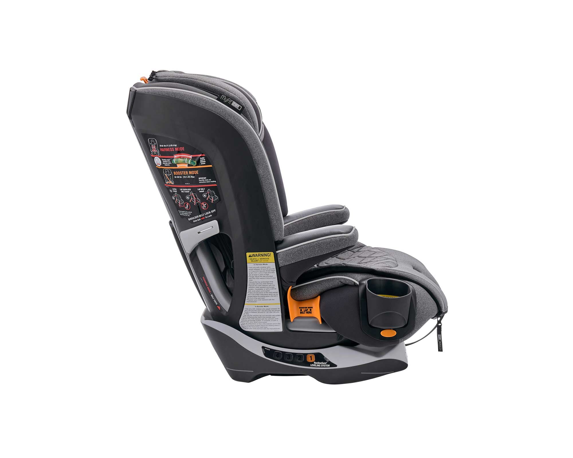 Chicco - MyFit Harness + Booster Car Seat - Granite