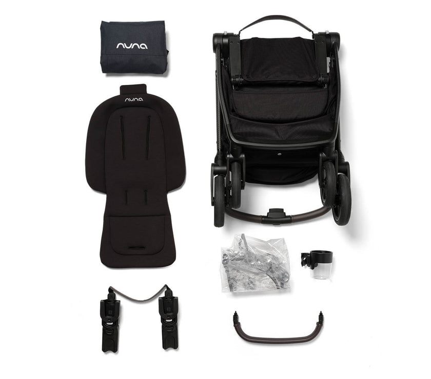 Nuna Swiv Stroller - Caviar (Pre-order arrival End of April)
