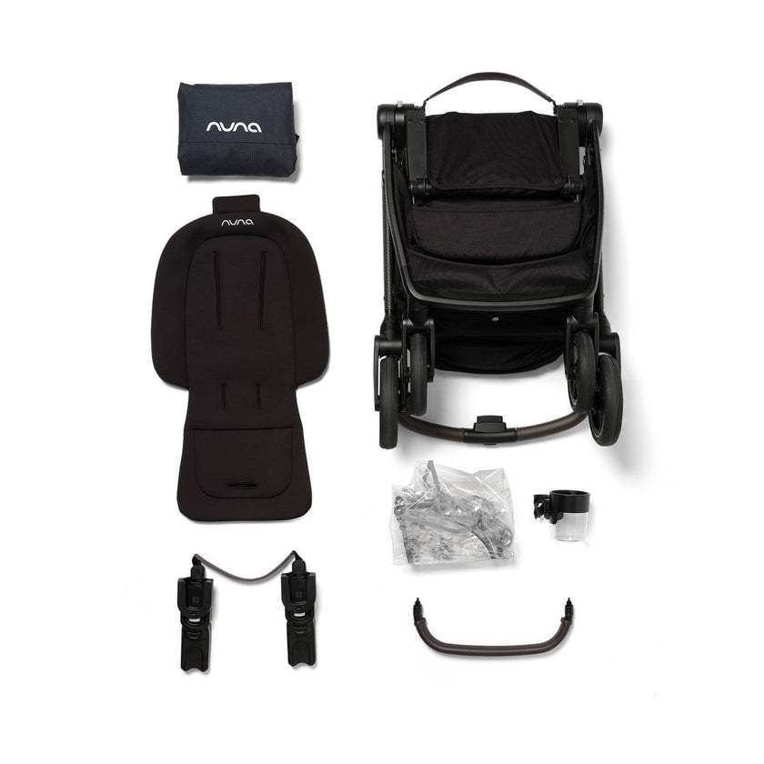 Nuna Swiv Stroller - Caviar (Pre-order arrival End of April)