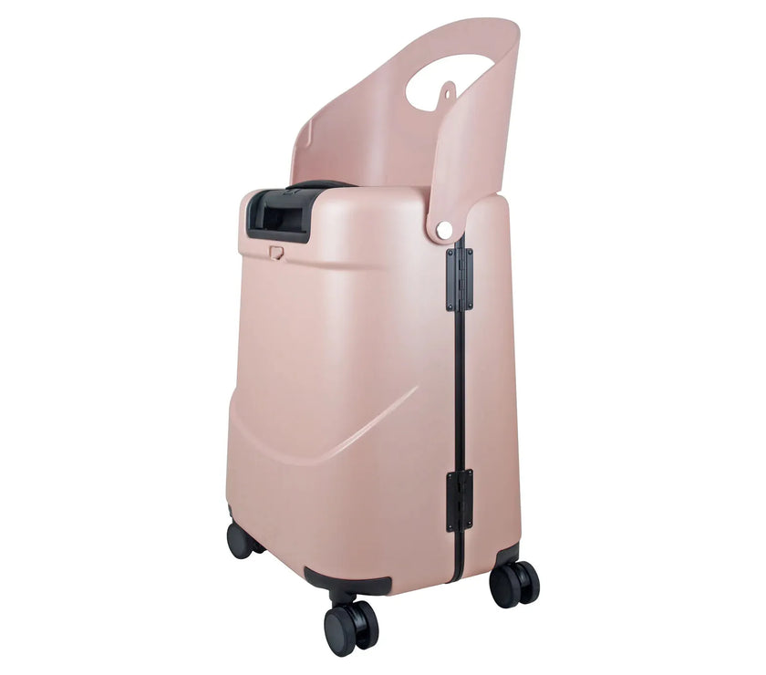 Miamily MultiCarry Ride-On Luggage (Dusty Pink) 18"