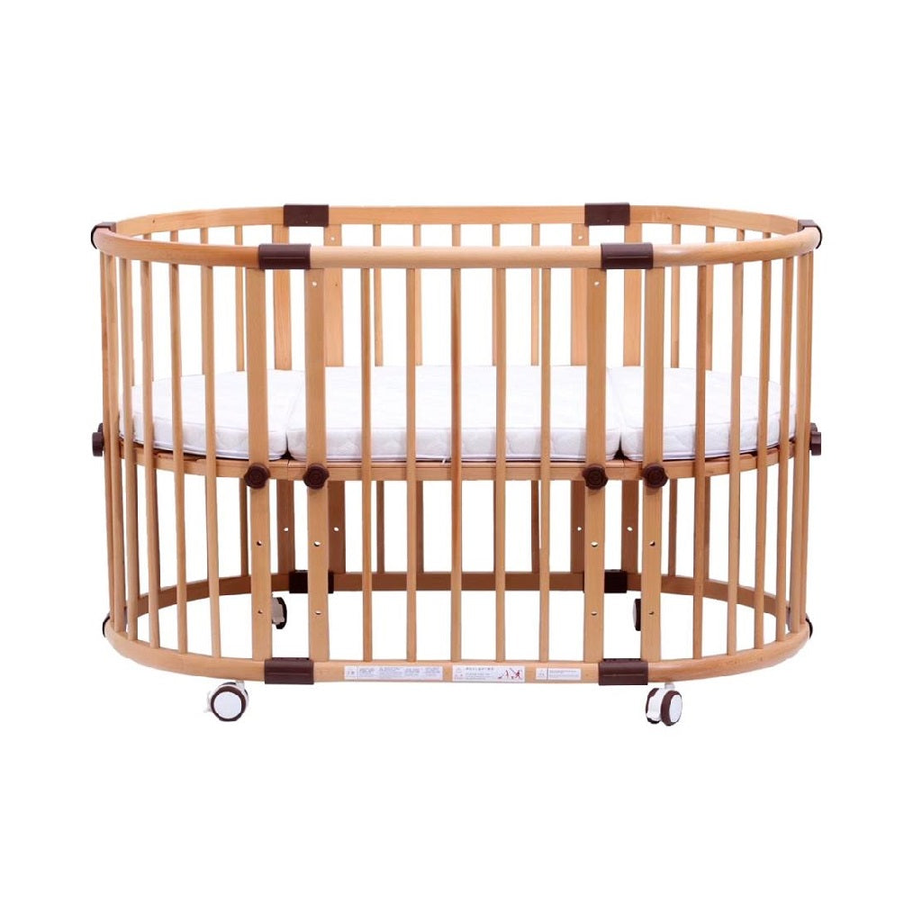 [Bundle] Beblum Sam Crib Convertible Baby Cot-2