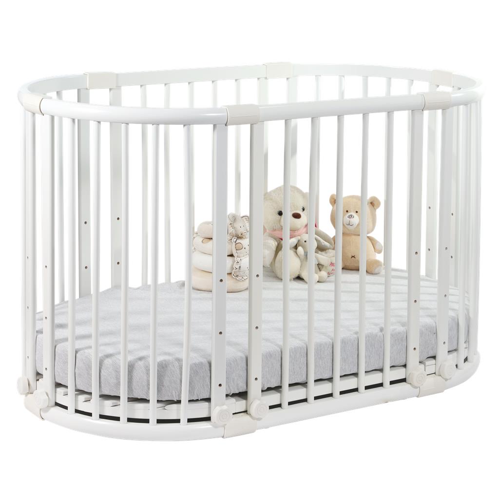 [Bundle] Beblum Sam Crib Convertible Baby Cot-5