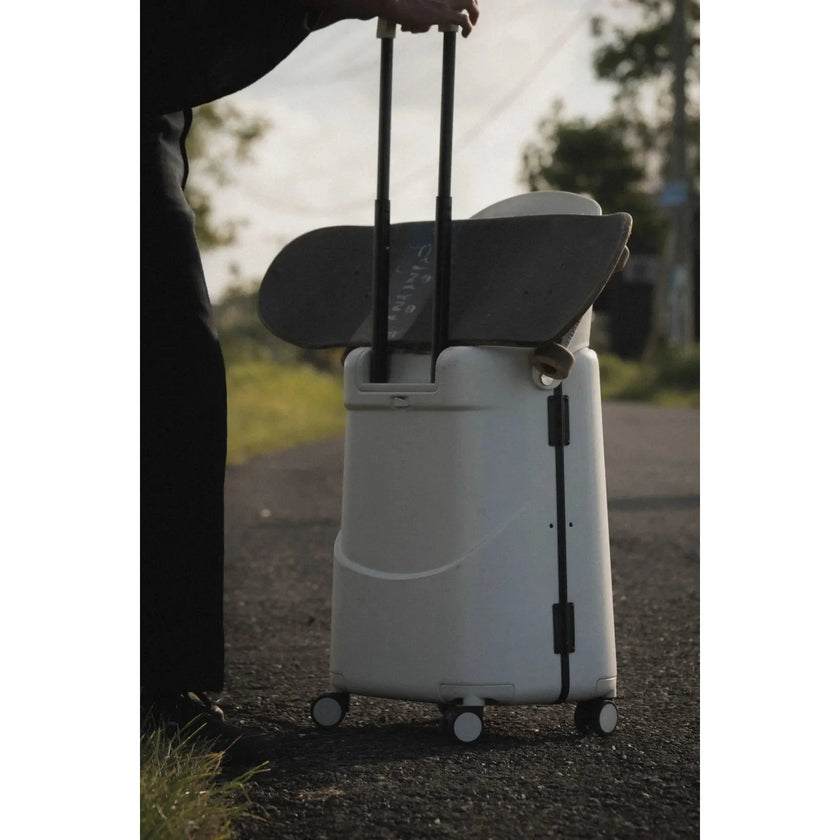 Miamily MultiCarry Ride-On Luggage (Mist Grey) 18"