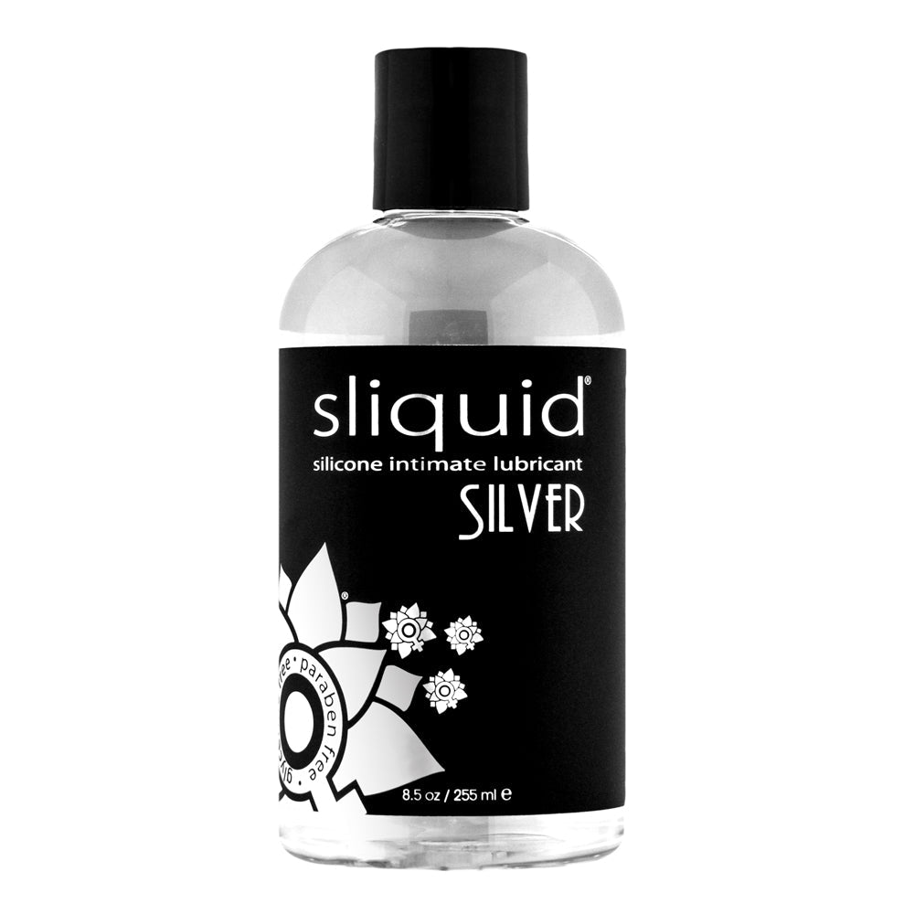 Sliquid Silver Silicone Lube Glycerine & Paraben Free 8.5oz-1