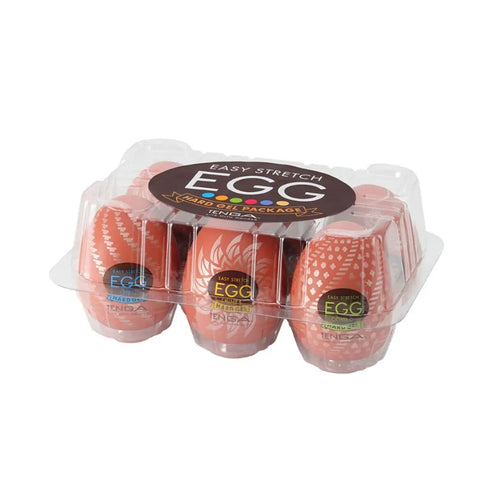 Tenga Egg Hard Gel Edition Discreet Masturbator Variety Pack