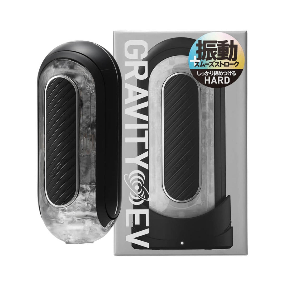 Tenga Flip Zero Gravity Electronic Vibration Rechargeable Male Masturbator - Black/White